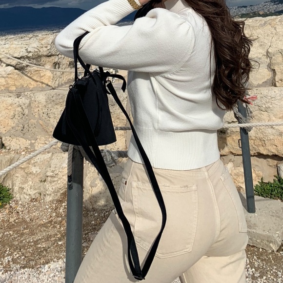 Cream High Rise Jeans - Picture 2 of 11